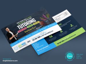Advantage Tutoring EDDM Mailer Canva template