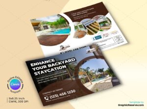 Restoration Service Direct Mail Marketing Postcard Canva Template