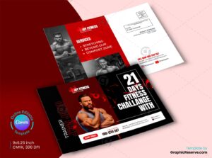 Fitness Trainer EDDM (Canva file)