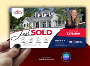 Just Sold Direct Mail EDDM (Canva Template)