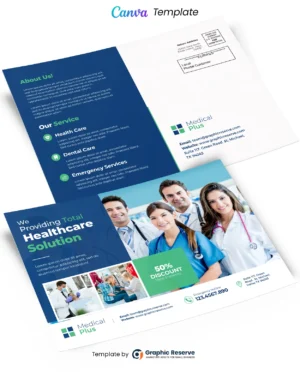 Medical Direct Mail EDDM Canva template