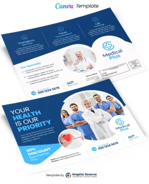 Medical Healthcare Canva EDDM Design