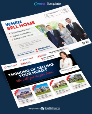 Real Estate Direct Mail EDDM Postcard (Canva Template)