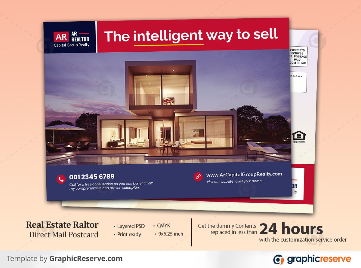 Keller Williams Realtor Real Estate Eddm Postcard