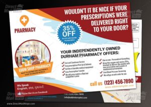 Pharmacy Marketing EDDM Postcard
