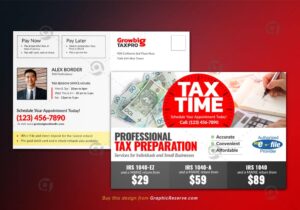 Tax Time Postcard
